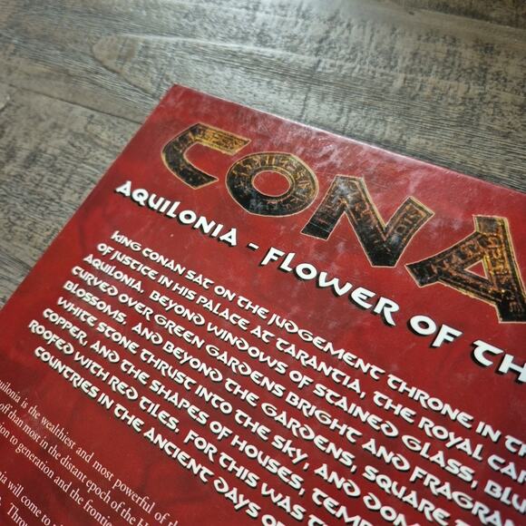 Vtg Mongoose Conan Aquilonia Flower of the West Roleplaying Hardcover Sourcebook - Picture 16 of 16